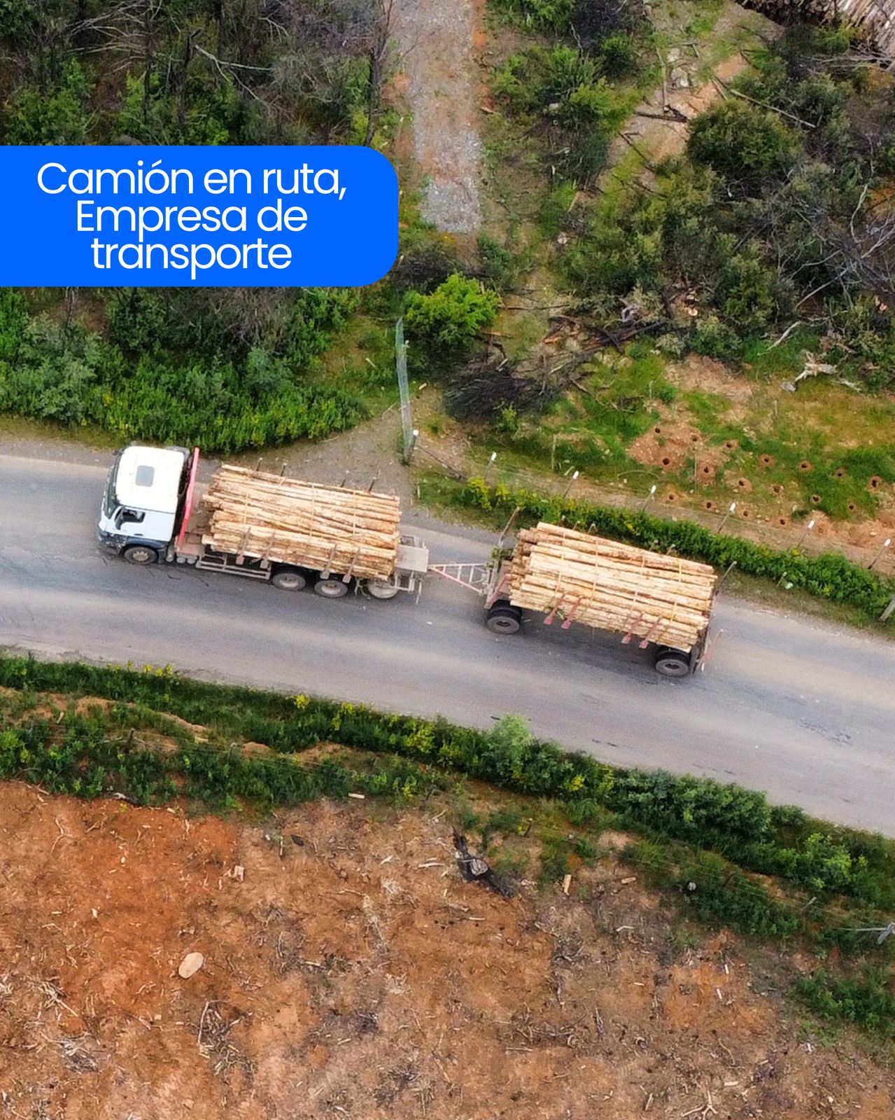 Camión en ruta · Empresa de transporte